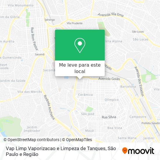 Vap Limp Vaporizacao e Limpeza de Tanques mapa