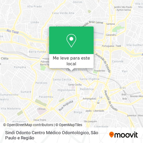 Sindi Odonto Centro Médico Odontológico mapa