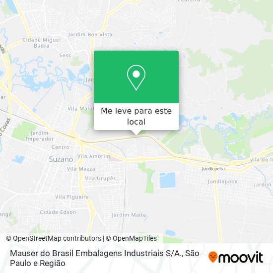 Mauser do Brasil Embalagens Industriais S / A. mapa