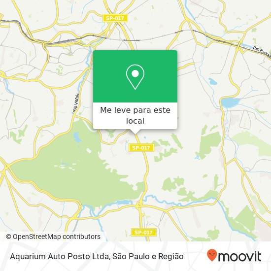 Aquarium Auto Posto Ltda mapa