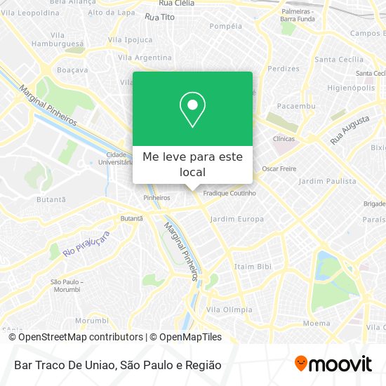 Bar Traco De Uniao mapa