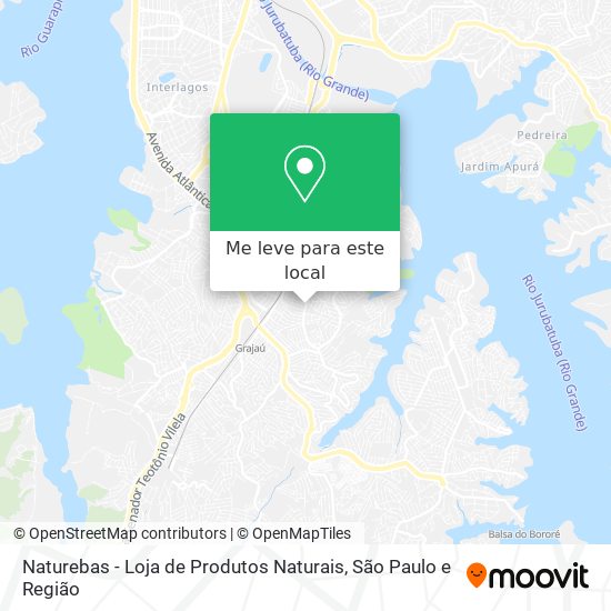 Naturebas - Loja de Produtos Naturais mapa