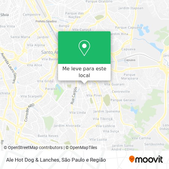 Ale Hot Dog & Lanches mapa