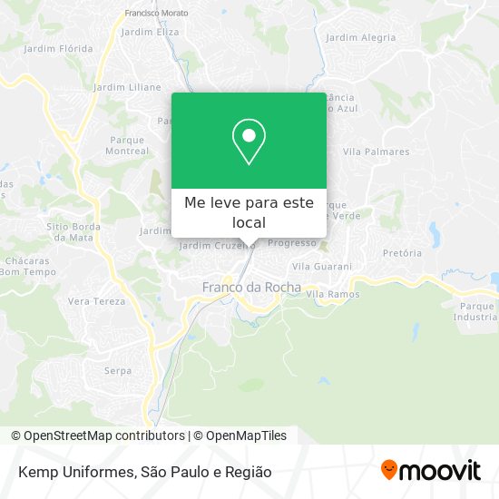 Kemp Uniformes mapa