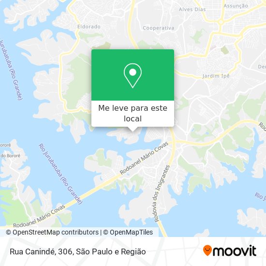 Rua Canindé, 306 mapa