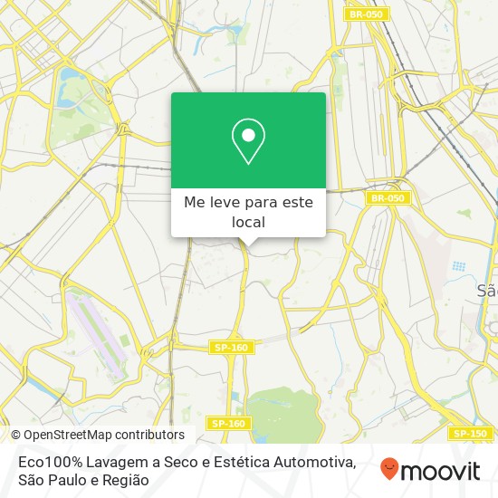 Eco100% Lavagem a Seco e Estética Automotiva mapa