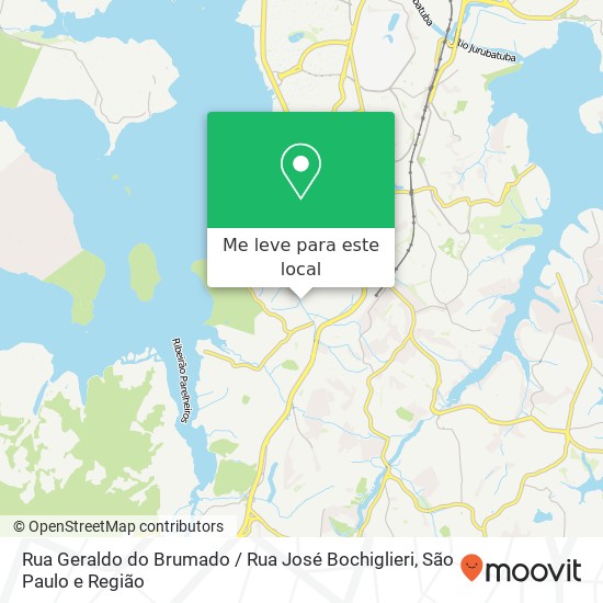 Rua Geraldo do Brumado / Rua José Bochiglieri mapa