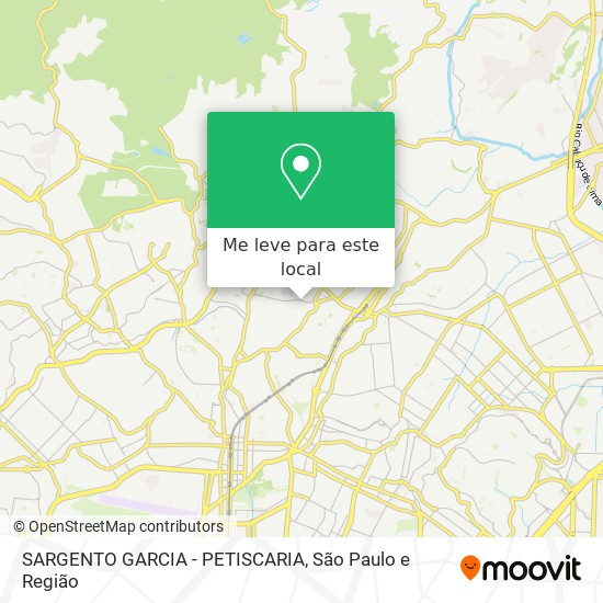 SARGENTO GARCIA - PETISCARIA mapa