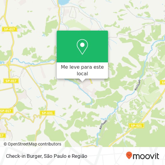 Check-in Burger mapa