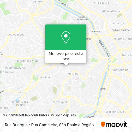 Rua Buarque / Rua Gameleira mapa