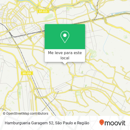 Hamburgueria Garagem 52 mapa