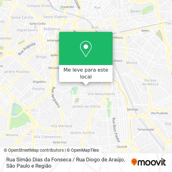 Rua Simão Dias da Fonseca / Rua Diogo de Araújo mapa