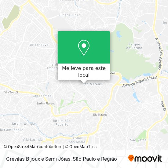 Grevilas Bijoux e Semi Jóias mapa