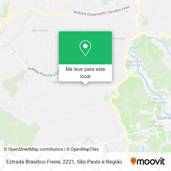 Estrada Brasílico Freire, 2221 mapa