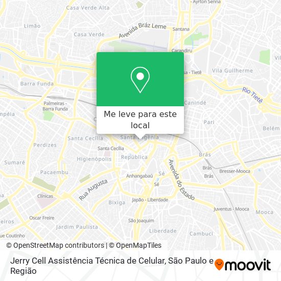 Jerry Cell Assistência Técnica de Celular mapa