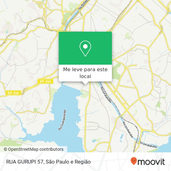 RUA GURUPI 57 mapa