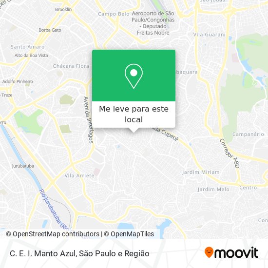 C. E. I. Manto Azul mapa
