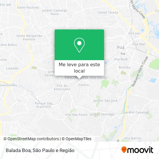 Balada Boa mapa