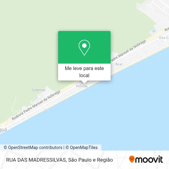 RUA DAS MADRESSILVAS mapa