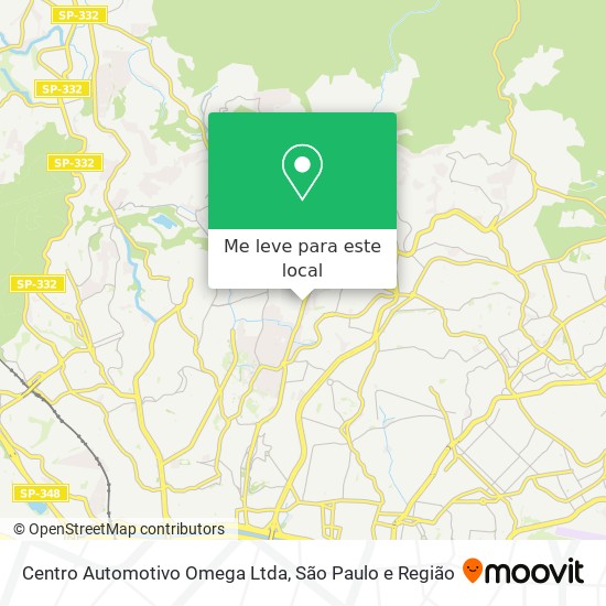 Centro Automotivo Omega Ltda mapa
