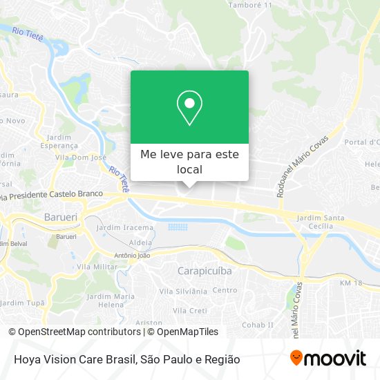 Hoya Vision Care Brasil mapa