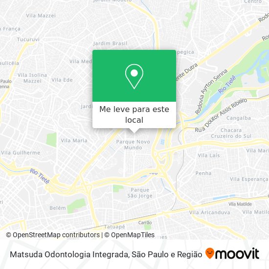 Matsuda Odontologia Integrada mapa