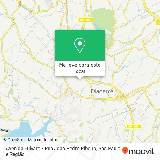 Avenida Fulvaro / Rua João Pedro Ribeiro mapa