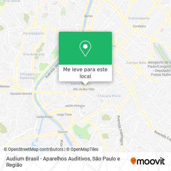 Audium Brasil - Aparelhos Auditivos mapa