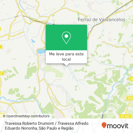 Travessa Roberto Drumont / Travessa Alfredo Eduardo Noronha mapa