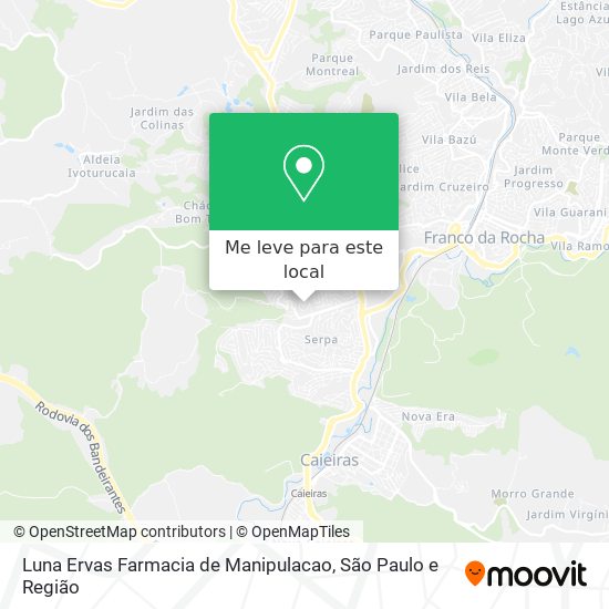 Luna Ervas Farmacia de Manipulacao mapa