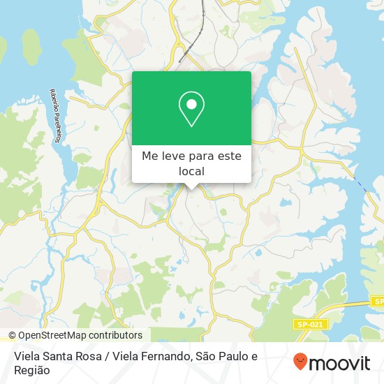 Viela Santa Rosa / Viela Fernando mapa