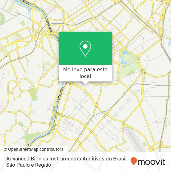 Advanced Bionics Instrumentos Auditivos do Brasil mapa