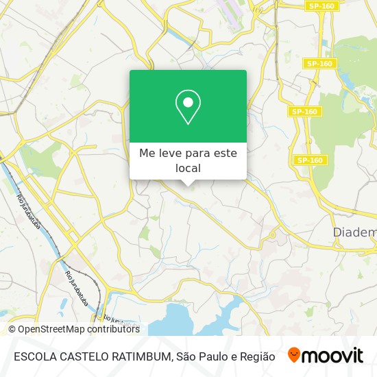 ESCOLA CASTELO RATIMBUM mapa