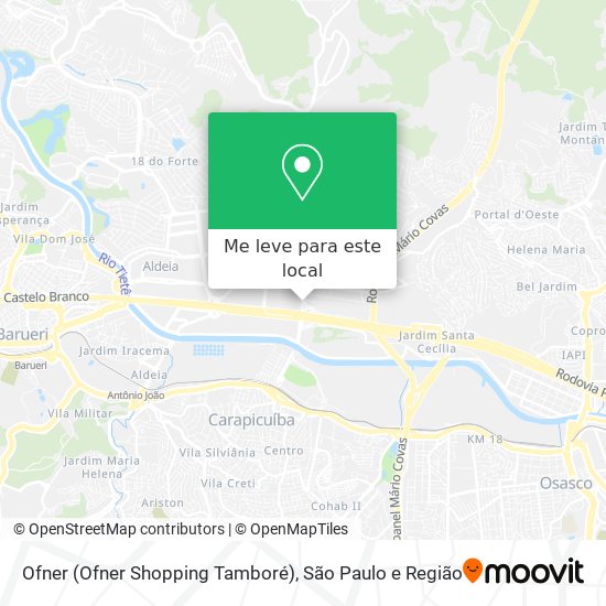 Ofner (Ofner Shopping Tamboré) mapa