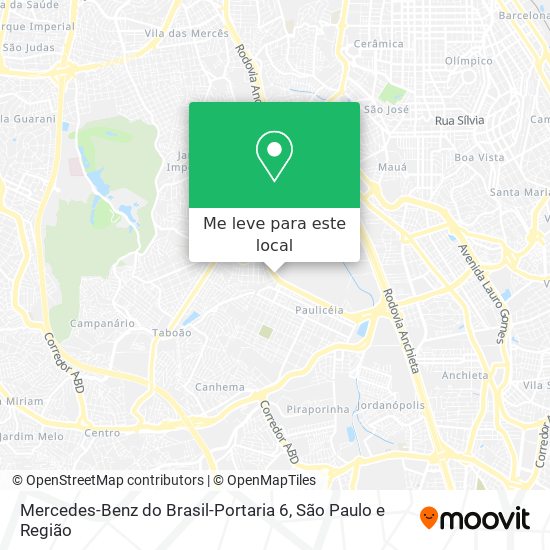 Mercedes-Benz do Brasil-Portaria 6 mapa