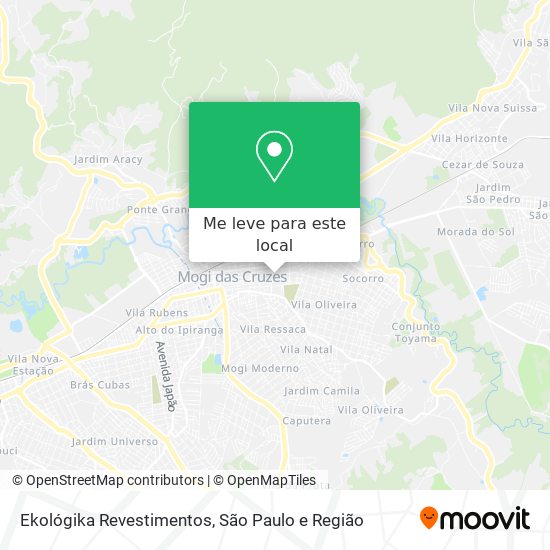 Ekológika Revestimentos mapa