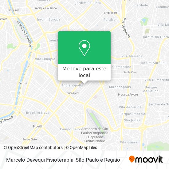 Marcelo Devequi Fisioterapia mapa