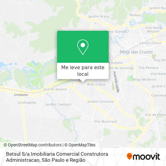 Betsul S / a Imobiliaria Comercial Construtora Administracao mapa