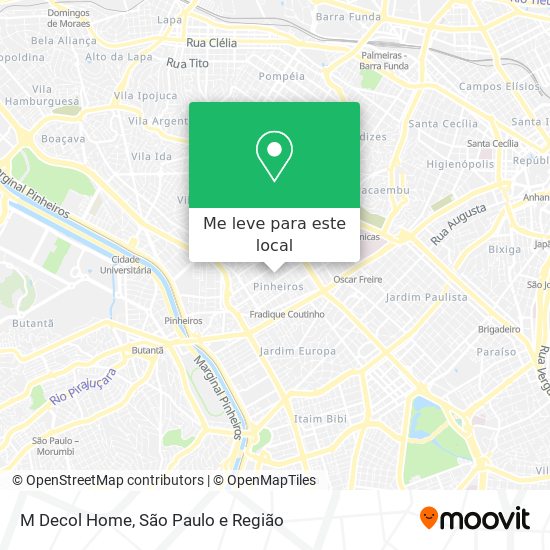 M Decol Home mapa