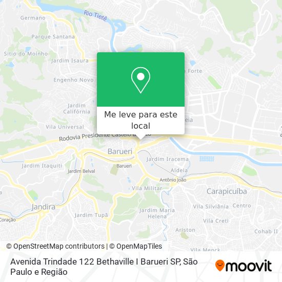 Avenida Trindade  122   Bethaville I   Barueri   SP mapa