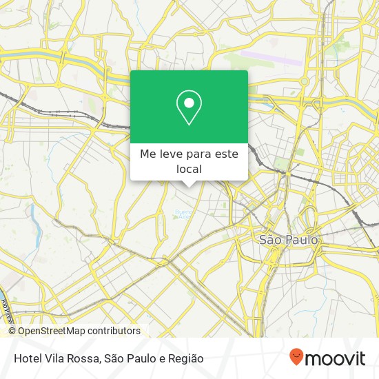 Hotel Vila Rossa mapa