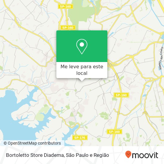 Bortoletto Store Diadema mapa