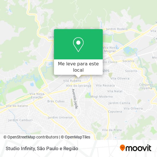 Studio Infinity mapa