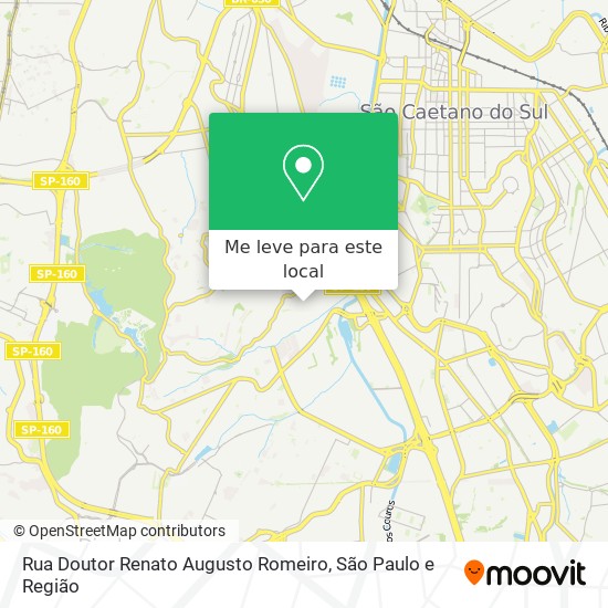 Rua Doutor Renato Augusto Romeiro mapa