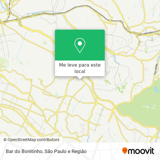 Bar do Bonitinho mapa