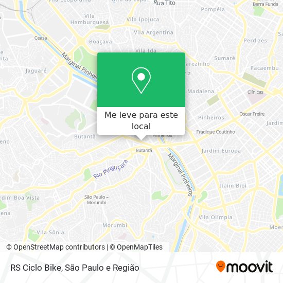 RS Ciclo Bike mapa