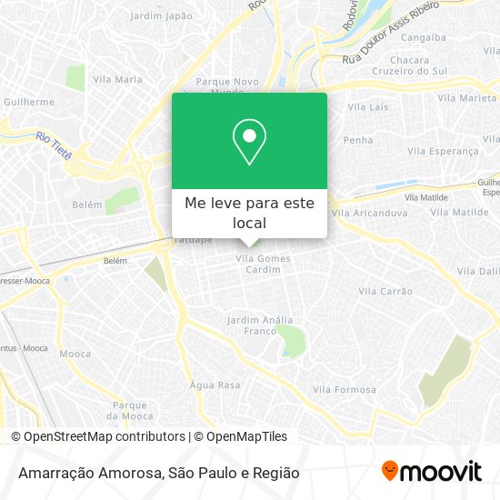 Amarração Amorosa mapa