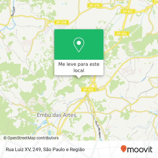 Rua Luiz XV, 249 mapa