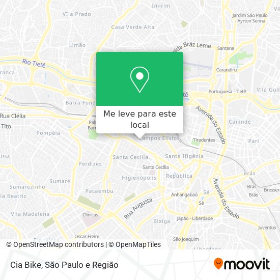 Cia Bike mapa