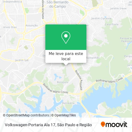 Volkswagen-Portaria Ala 17 mapa